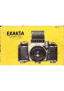 Ihagee Exakta Varex 2 b manual. Camera Instructions.